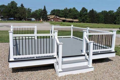 pre fabricated metal porches|pre built decks near me.